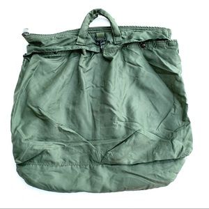 🌸🌵🌼 US Military Flyers Helmet Bag Green Nylon